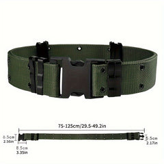 Nylon Canvas Belt For Outdoor Sports Woven Belt