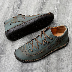 Men's Stitching Casual Shoes Outdoor Ankle Boots Walking Sneakers