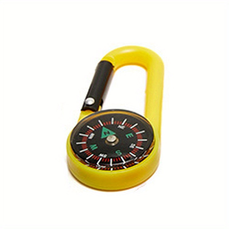 PVC Compass Keychain Bag Accessories Key Chain for Camping Hiking Tools