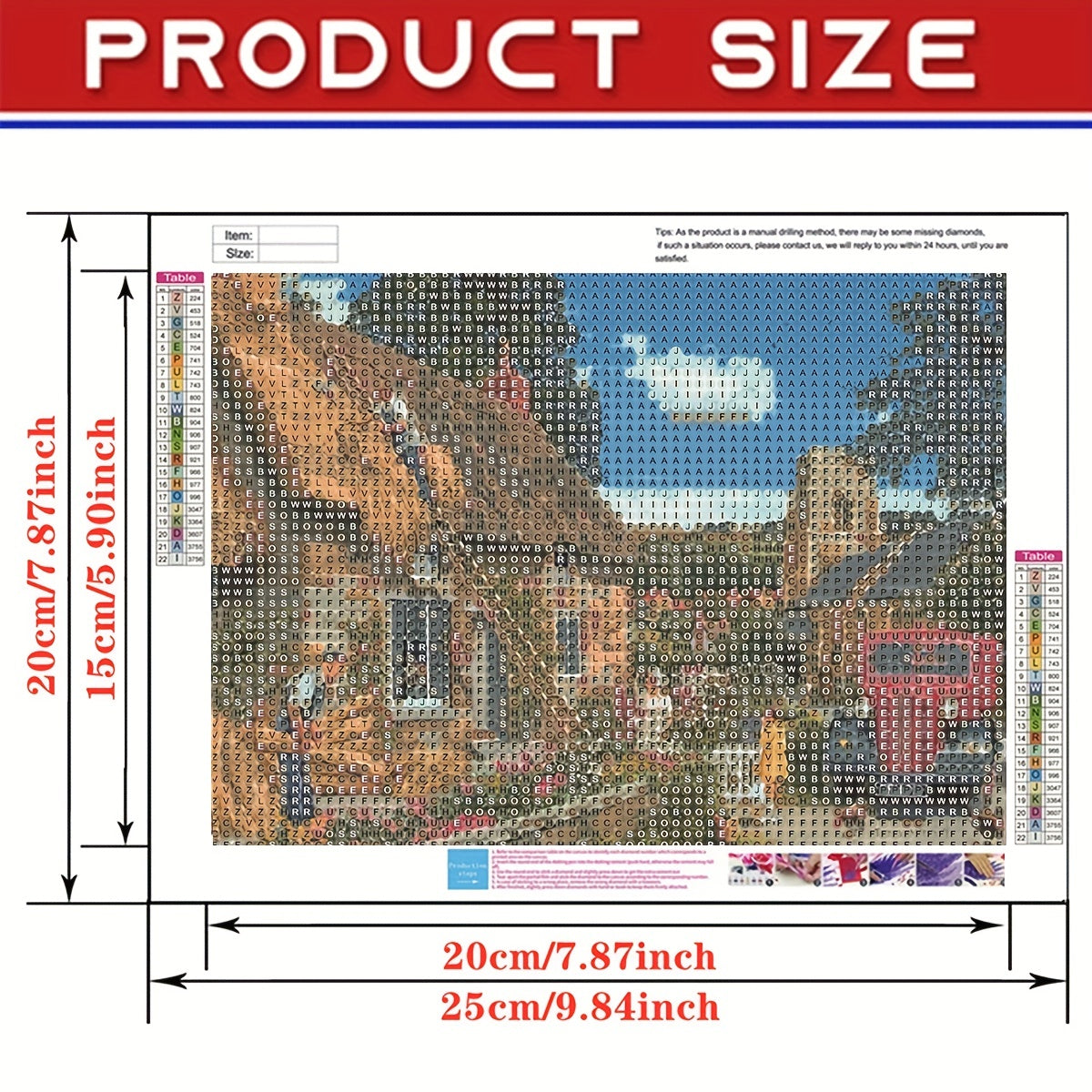 DIY Mountain Cabin Landscape Round Diamond Painting Kit