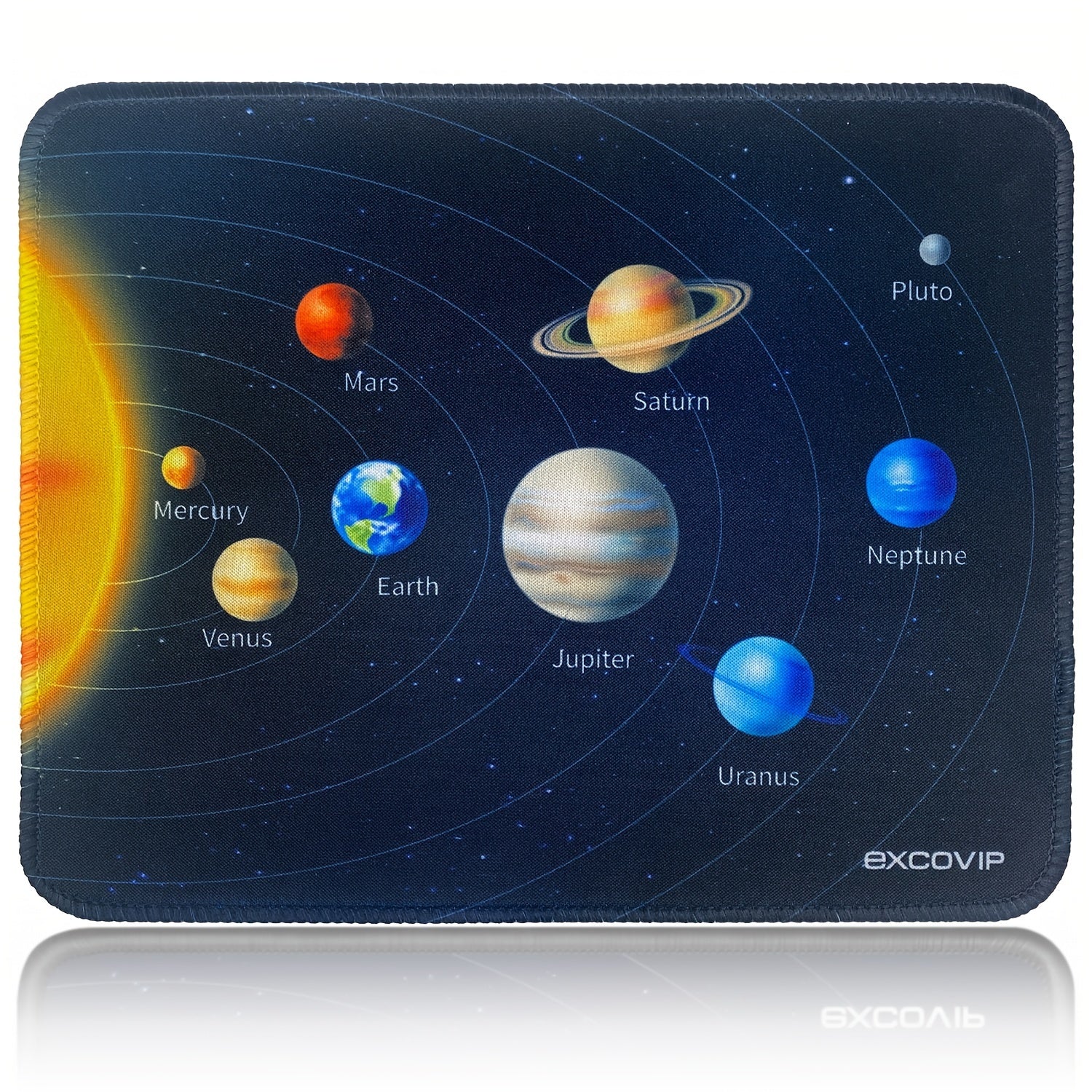 EXCOVIP Solar System Anime Mouse Pad Non-slip Learning Office Collecti