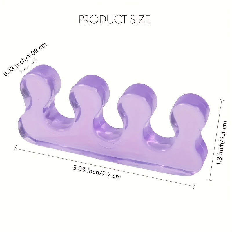 Gel Toe Separators for Nail Polish - Pedicure Tool