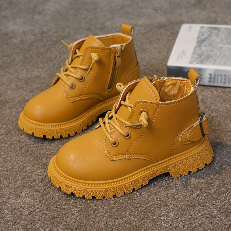 Kids Ankle Boots Zipper Non Slip Comfortable Travel Boots