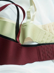 4pcs Girls Seamless Bras Solid Smooth Breathable Wireless Half Cup Bras