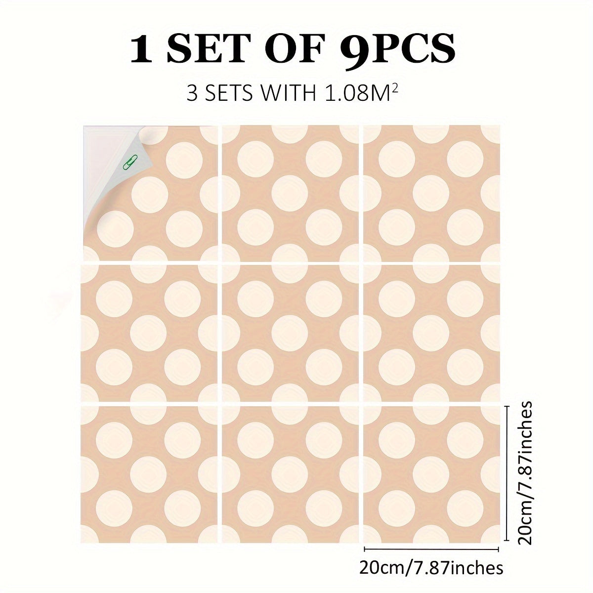 Nordic Style Printed Floor Stickers Non-slip Waterproof Decal Vinyl Stickers