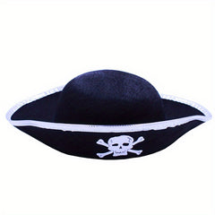 Pirate Captain Hat Cosplay Stage Hat Performance Props Halloween Masquerade