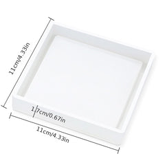 DIY Coaster Silicone Mold Mirror Epoxy Resin Mold