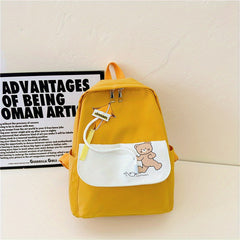 Kids' Cartoon Bear Backpack Nylon Bag