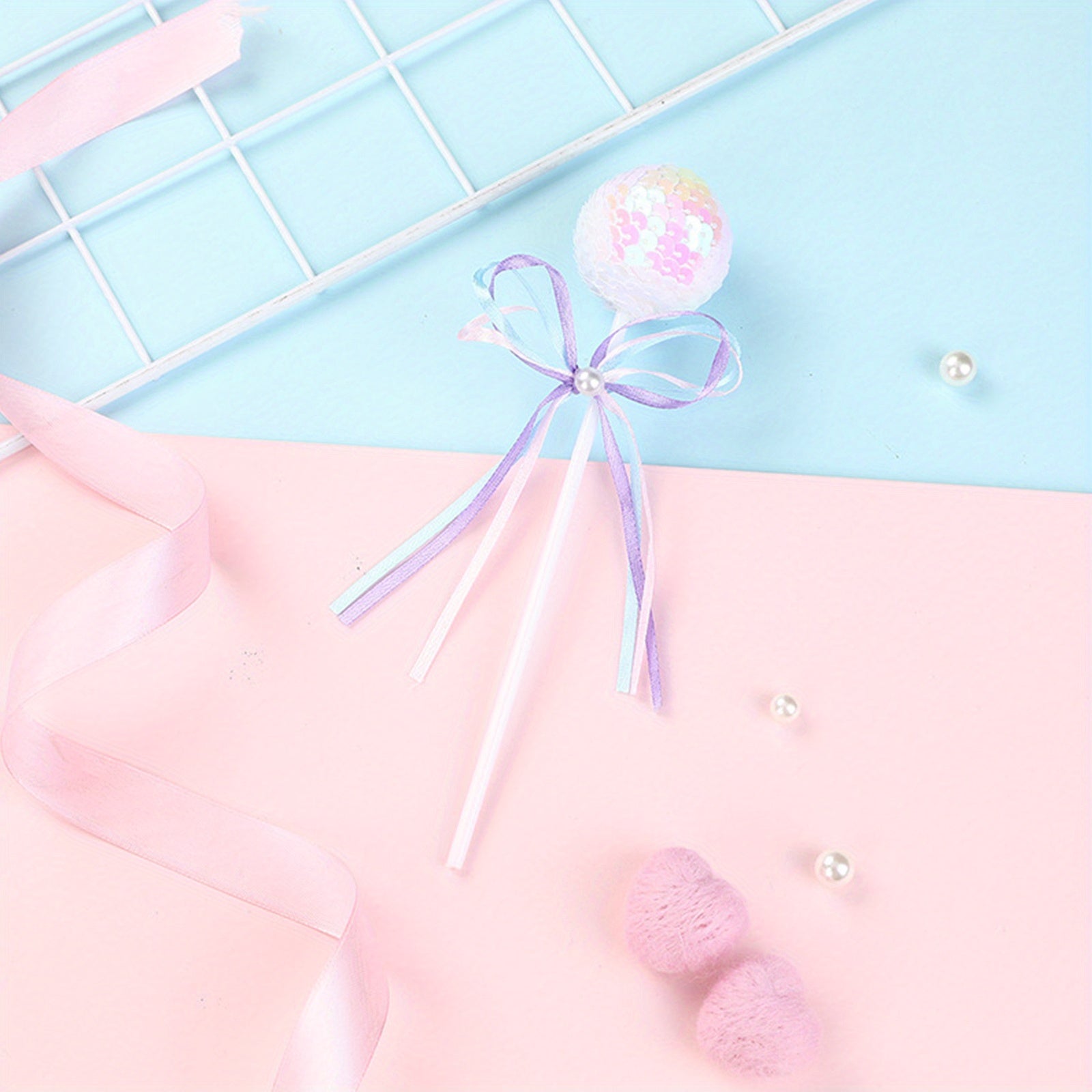 1pc Party Sequin Baking Balloons Cake Topper Happy Birthday Decorations