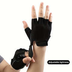 Men's Summer Cycling Gloves Anti-slip Half-finger Fitness Yoga