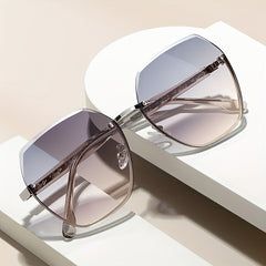 Men's Vintage Rimless Polarized Sunglasses UV Protection
