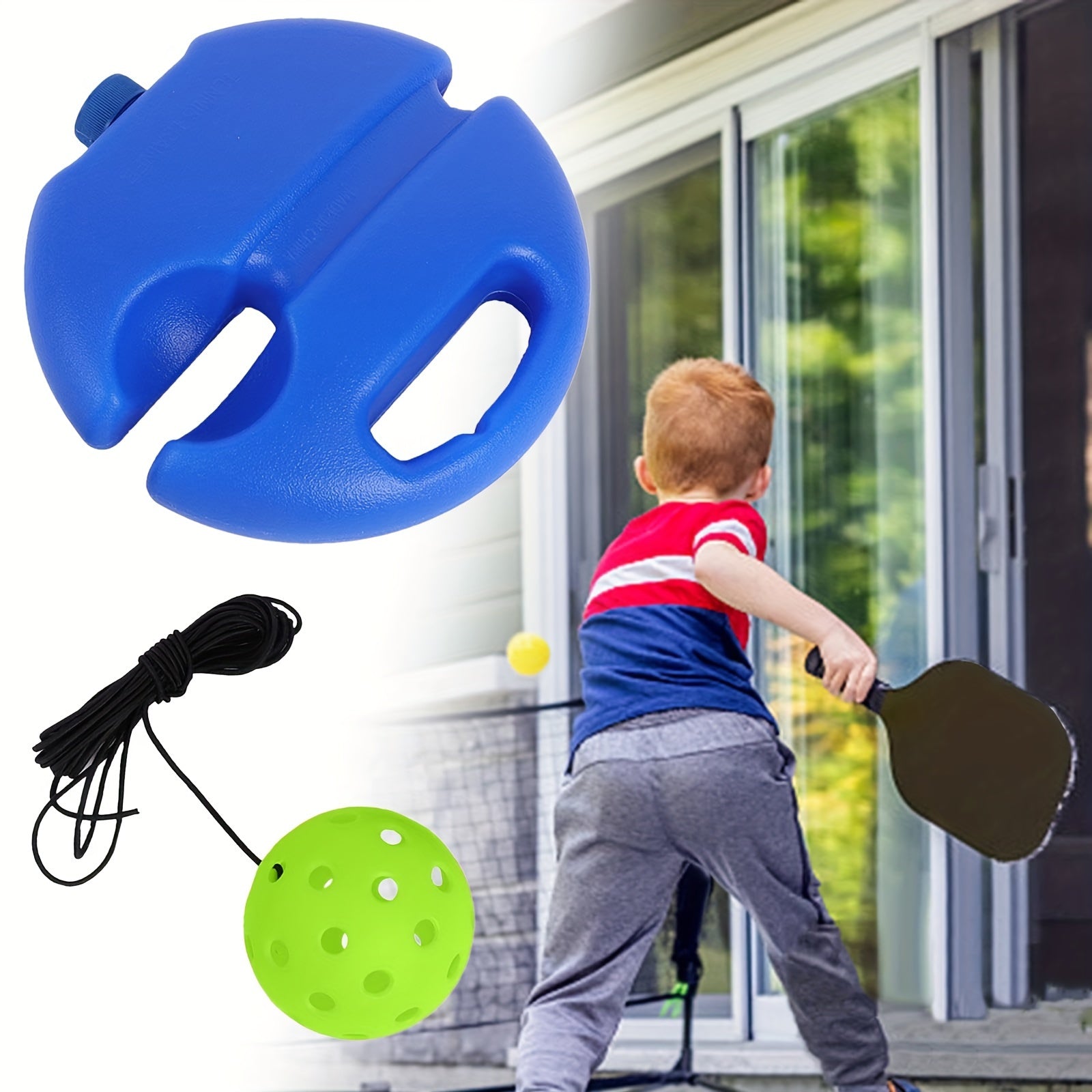 Pickleball Rebound Practice Ball With 40 Holes - Solo Training