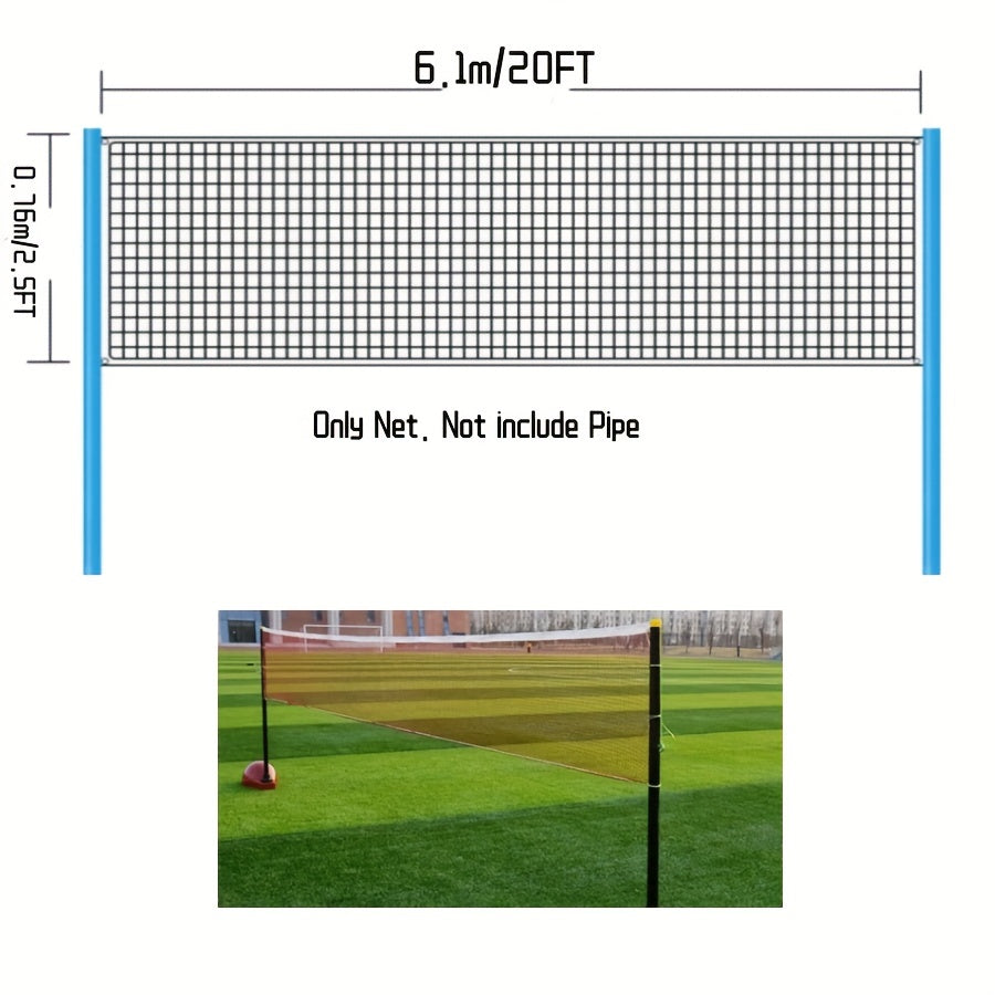 Portable Badminton Net Stand Easy Setup Durable Backyard Games