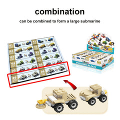 City Cars Building Blocks Set, 12pcs, Educational Toy, Kids' Birthday Gift