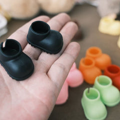 6 Pairs Mini Doll Shoes Anti Slip Styles Perfect Gift
