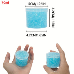Crystal Slime Pink Kit Glitter Beads DIY Slime Set for Kids