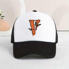 Children's Mesh Print V Baseball Cap Breathable Duck Tongue Cap
