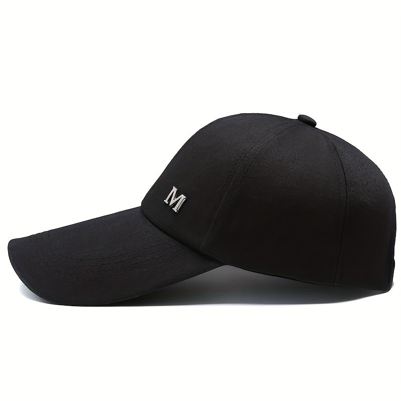 Adjustable Iron Mark M' Baseball Cap Outdoor Fishing