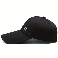 Adjustable Iron Mark M' Baseball Cap Outdoor Fishing