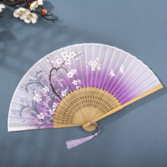 Men's Chinese Style Embroidered Dance Fan Props