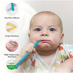 2pcs Baby Teething Toys Silicone Grinding Chewing Toy