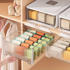 Transparent Underwear Organizer Storage Box Wall mounted Drawer