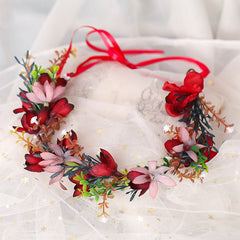 Fairy Wreath Wedding Flower Crown Headpiece