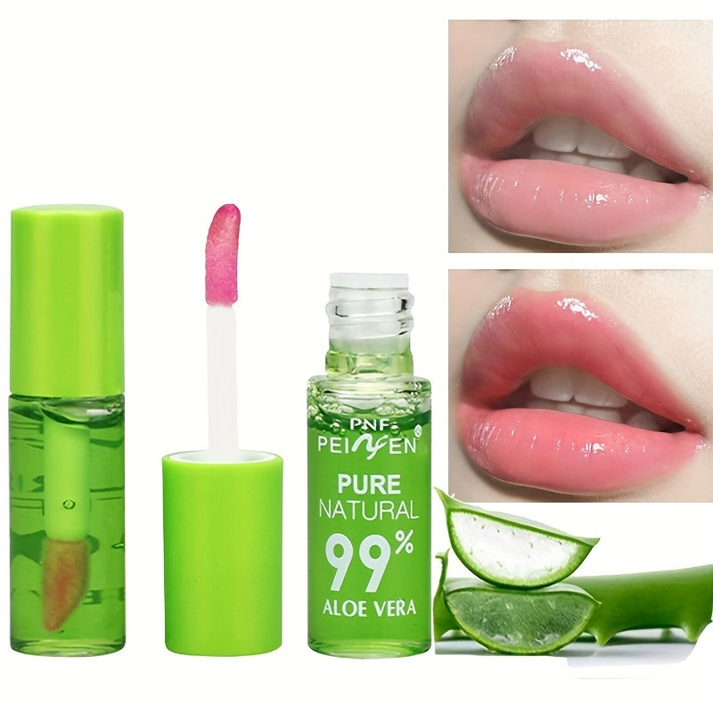 Aloe Essence Lip Gloss Moisturizing Long Lasting Lips Care