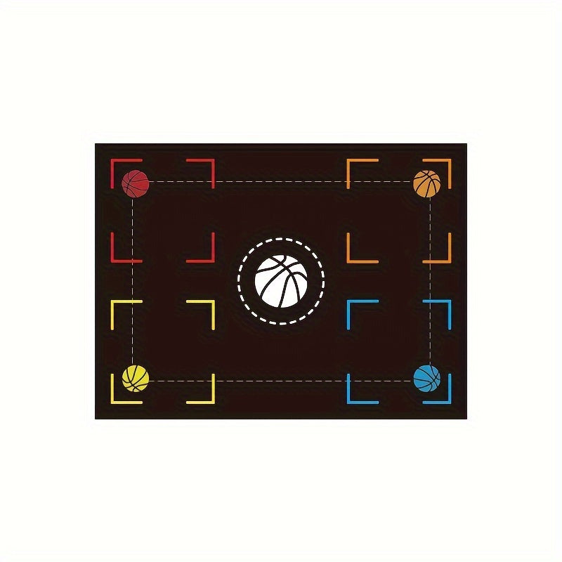 Basketball Footstep Training Mat Silent Non Slip System