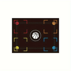 Basketball Footstep Training Mat Silent Non Slip System