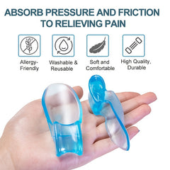 Soft Silicone Big Toe Separators for Foot Care Transparent Toe Spacers