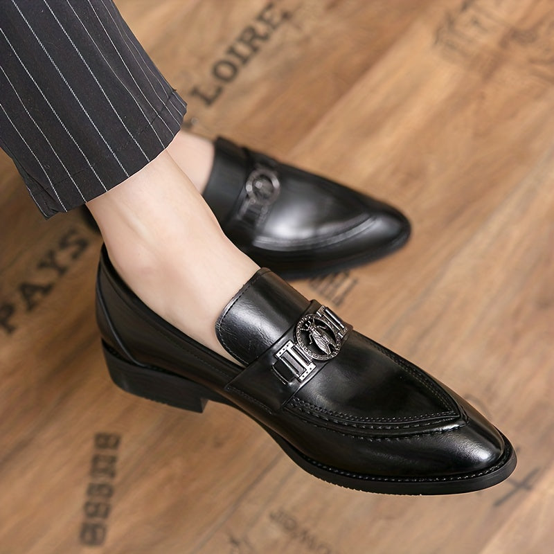 Men's Almond Toe Loafer Shoes Non-slip Slip On Shoes Spring And Summer