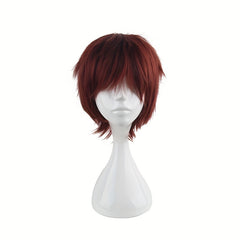 Men's 14 Inch Anime Cosplay Wig Chemical Fiber Costume Wig
