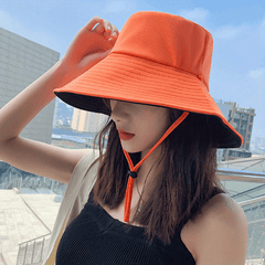 Reversible Bucket Hat UV Protection Sun Hat Lightweight Women Visors