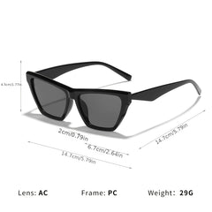 Men's Oversized Cat Eye Sunglasses