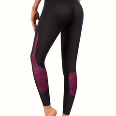 High Waist Sauna Leggings Workout Pants With Zippered Pocket