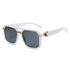 Rectangular Oversized Sunglasses Retro Party Shades