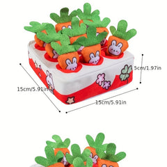 Plush Pull Carrot Toy Puzzle for Early Education