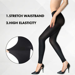 Women's Solid Cropped Pant High Waisted Slim Fit Leggings Pants
