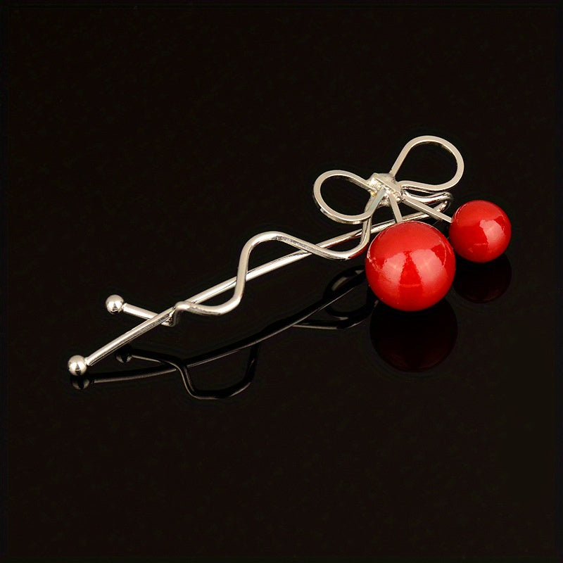 Cherry Bangs Hairpin for Girls