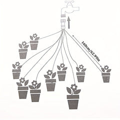 Plant Drip Grow Kit 10 Head Drip Irrigation System Set Water Seeper Automatic