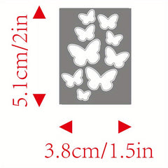 1pc Butterfly Love Snowflake Metal Cutting Dies Stencils Scrapbooking Die cuts