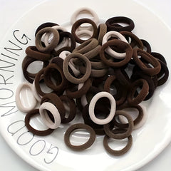 50pcs Colorful Hair Tie Ponytail Holders Scrunchies Hair Accessories For Girls