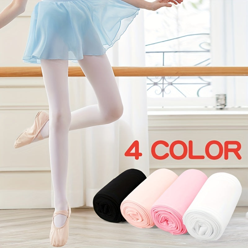 Girls Dance Pantyhose Ballet Long Socks
