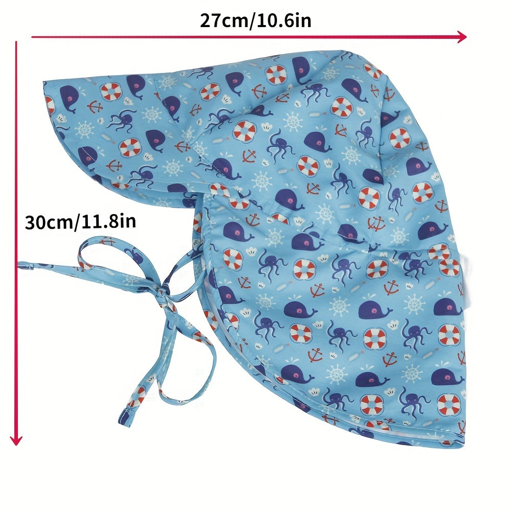 Toddler Watermelon Print Bucket Hat Sunscreen Wide Brim Beach Basin Hat
