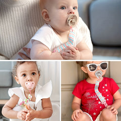 4pcs Pacifier Holder Clips For Boys And Girls Fits Most Pacifiers