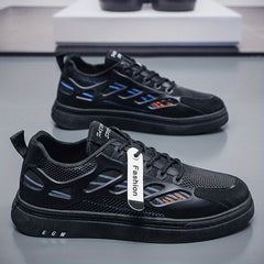 Men's Skate Shoes Lace up Sneakers Breathable
