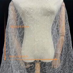 1pc Organza Fabric for DIY Clothing & Home Decor 150x01cm