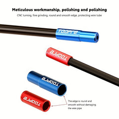 5pcs Road Bike Brake Cable End Caps Aluminum Alloy Wire Tips Housing Ferrules