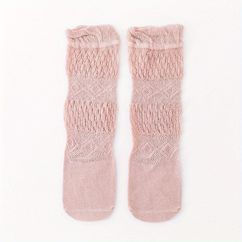 Girls Lace Ruffled Anti Mosquito Baby Socks Over The Knee High Tube
